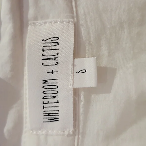 New Whiteroom + Cactus White Button down Blouse - Picture 4 of 10